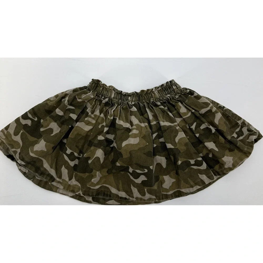 Oshkosh Corduroy Camo‎ Pattern girl skirt 3T